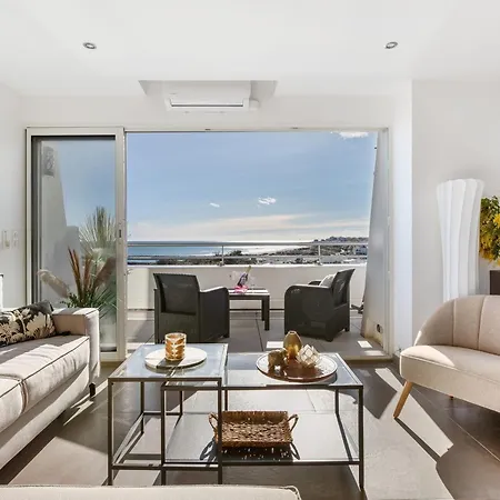 Stella Port Nature Sea View Duplex In The Heart Of The Naturist Village *