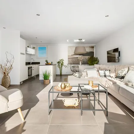 아파트 Stella Port Nature Sea View Duplex In The Heart Of The Naturist Village 아그