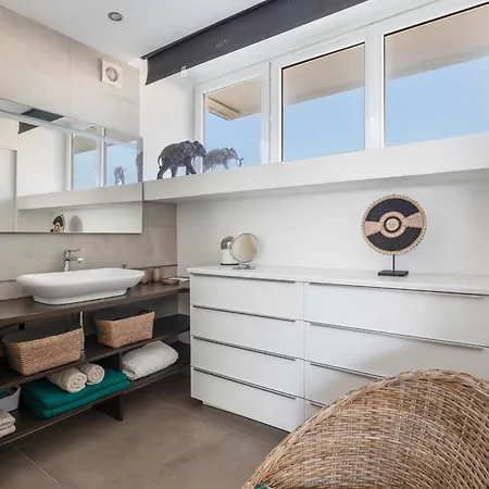 Stella Port Nature Sea View Duplex In The Heart Of The Naturist Village * 아그