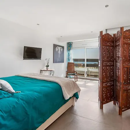 Stella Port Nature Sea View Duplex In The Heart Of The Naturist Village * 아그